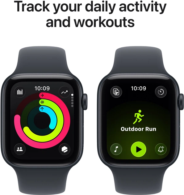 Smartwatch Apple Watch SE 3 (2025) GPS + Cellular 40mm Midnight Aluminium Case with Midnight Sport Band - S/M (MEP94) - obraz 6