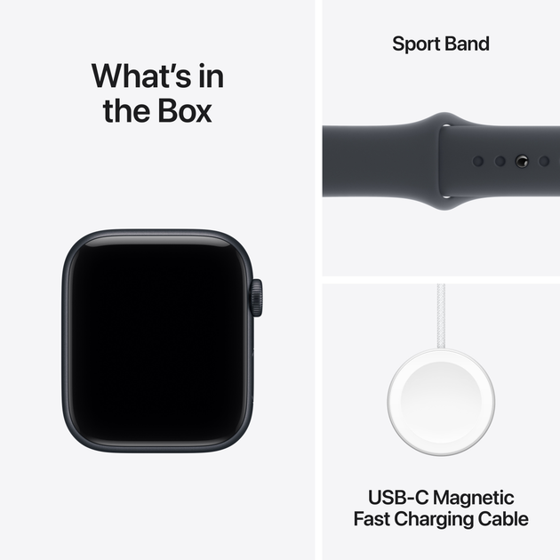 Смарт-годинник Apple Watch SE 3 (2025) GPS 40mm Midnight Aluminium Case with Midnight Sport Band - M/L (APL_MEHC4) - зображення 8