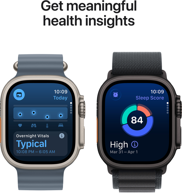 Смарт-годинник Apple Watch Ultra 3 GPS + Cellular 49mm Black Titanium Case with Black Alpine Loop M (APL_MF0V4) - зображення 6