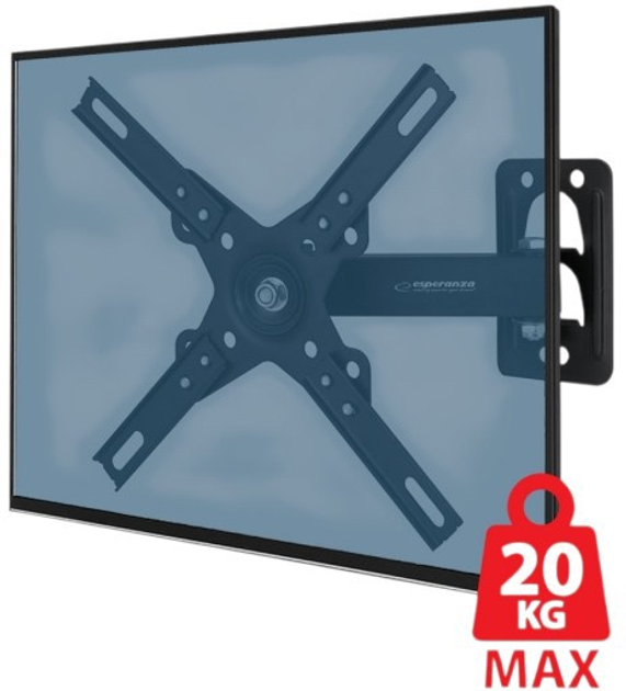 Uchwyt ścienny Esperanza Horus 12"-50" (5901299958957) - obraz 6