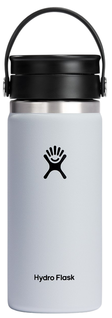 Термопляшка Hydro Flask Wide Flex Sip Lid Fossil Біла 400 мл (810911030085) - зображення 1