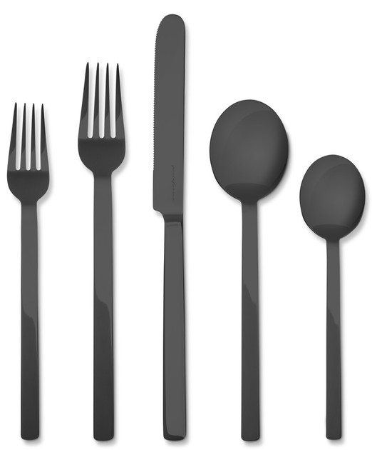 Zestaw sztućców MEPRA Stile Oro Nero 30 elementów (722020516148) - obraz 1