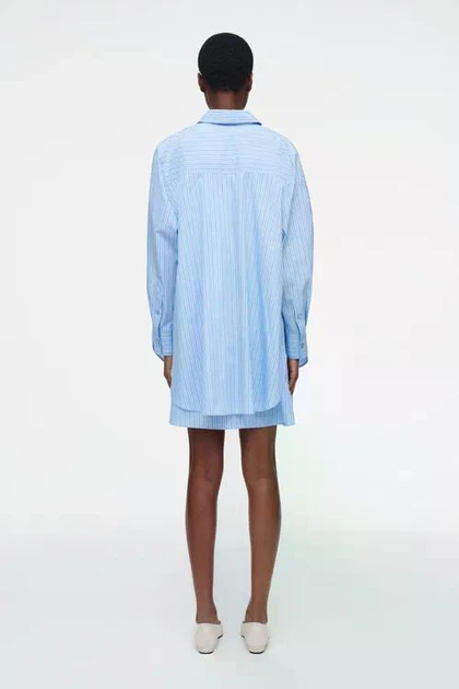 COS layered striped trapeze shirt dress 1264923001 34      | ROZETKA