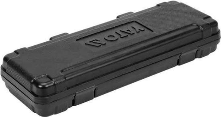 Набір викруткових ударних насадок Yato SPLINE M4-M16 квадрат 1/2" CrMo YT-10691 9 шт + кейс (5906083055515) - зображення 3
