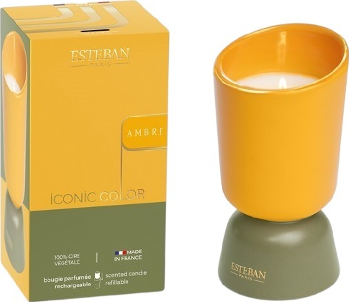 Свічка Esteban Iconic Color Ambre 220 г (3660963107245) - зображення 2