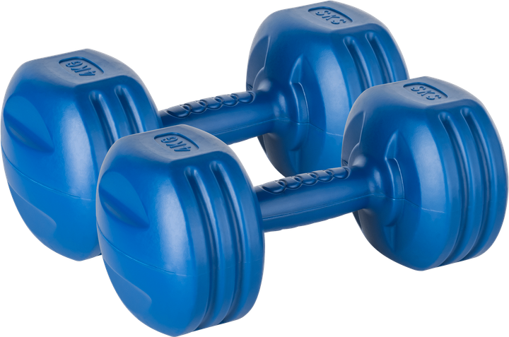 Hantelki bitumiczne Rebel Active 2x4 kg RBA-2309 (5901890100809) - obraz 1
