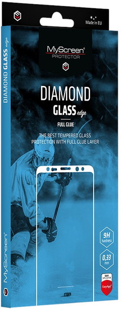 Szkło ochronne MyScreen Diamond Glass Edge FG do HMD Pulse/Pulse+/Vibe Black (5904433237925) - obraz 1