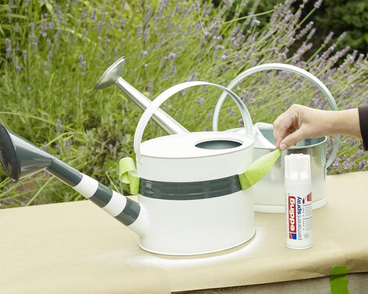 Фарба-спрей Edding Permanent Spray White Glossy 200 мл (4004764971343) - зображення 5