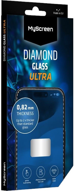 Szkło hartowane MyScreen Diamond Glass Ultra do Apple iPhone 14 Pro Max Black (5904433229081) - obraz 1