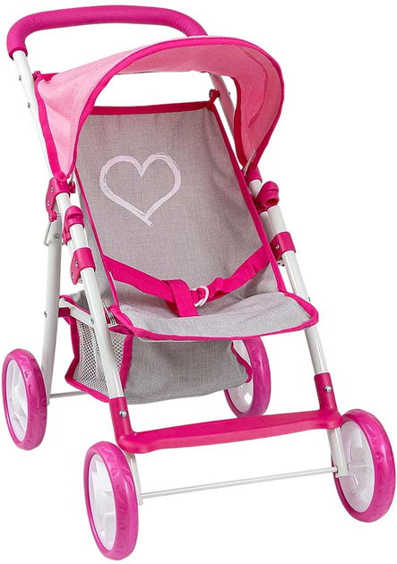 Wózek dla lalek Milly Mally Natalie Prestige Pink (2724) (5901761124965) - obraz 2