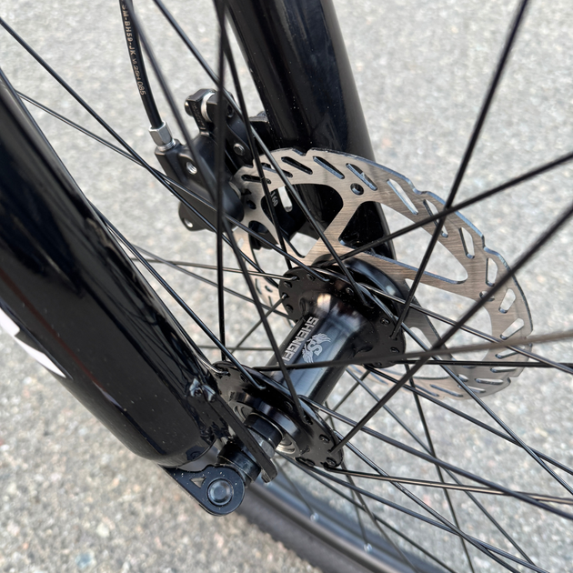 Алюминиевый найнер 29 Черный-Зелёный Maxus Mbike Lockout (гидравлические тормоза) горный велосипед 2025 кассета - изображение 5