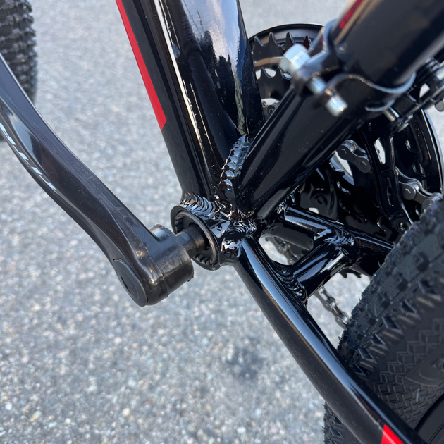 Алюминиевый найнер 29 Черный-Красный Maxus Mbike Lockout (гидравлические тормоза) горный велосипед 2025 кассета - изображение 7
