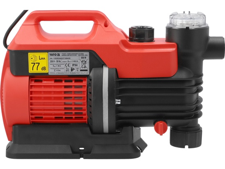 Hydrofor YATO sieciowy 850 W (YT-85371) - obraz 5