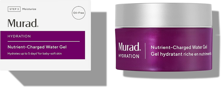 Гель для обличчя Murad Hydration Nutrient-Charged Water Gel 50 мл (0767332109039) (955555910529831) - Уцінка - зображення 2