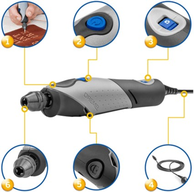 Narzędzia wielofunkcyjne Dremel Stylo+ (F0132050JM) (955555911504353) - Outlet - obraz 4