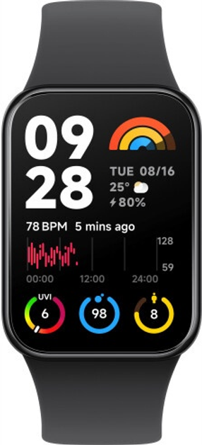 Smartband Xiaomi Smart Band 8 Pro Black (6941812763285) (53488/B6AFMN4U501811) - Outlet - obraz 2