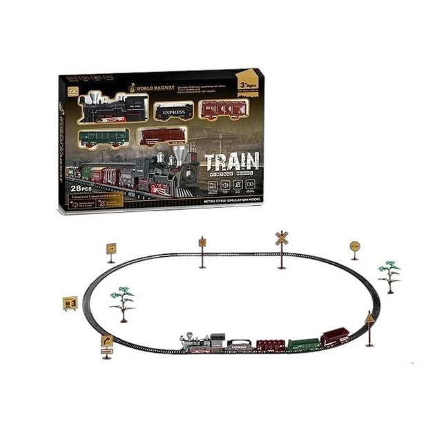 Дитяча залізниця ZJL 9299-86, 28 елементів - поїзд з