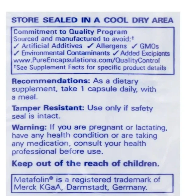 Витамин B6 комплекс Pure Encapsulations (B6 Complex) 120 капсул - изображение 6