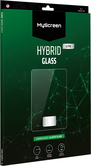 Szkło hartowane MyScreen HYBRID GLASS do Samsung Galaxy Tab A7 2020 Black (M5161HGBF 10) - obraz 1