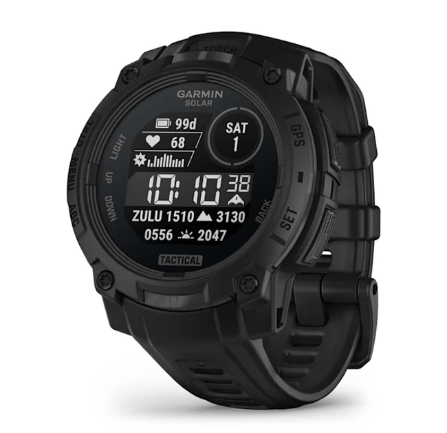 Смарт-годинник Garmin Instinct 3 (45 мм) Solar Tactical Edition чорний - Фото 1 Смарт-годинник Garmin Instinct 3 (45 мм) Solar Tactical Edition чорний - изображение 1