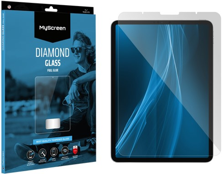 Szkło hartowane MyScreen Diamond Glass do Apple iPad Pro 11" (2024) Transparent (MD8824TG TAB) - obraz 1