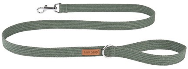 Повідець Amiplay Cotton S 140 см Хакі (5907563222717) - зображення 1