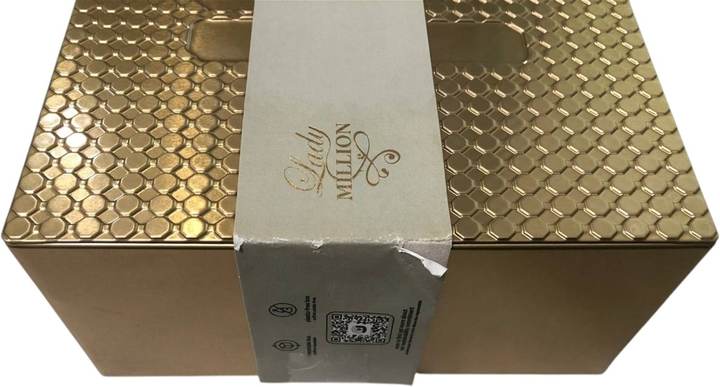 Набір для жінок Paco Rabanne Lady Million Парфумована вода 80 мл + Мініатюра Парфумована вода 5 мл + Лосьйон для тіла 100 мл (3349668628537) (955555912592217) - Уцінка - зображення 5
