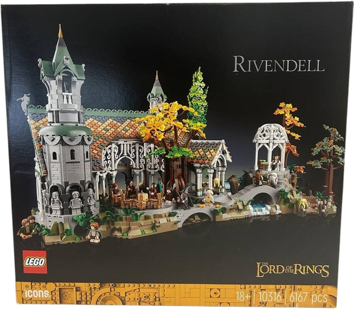 Конструктор LEGO Icons Володар перснів: Рівендел 6167 деталей (10316) (955555911086302) - Уцінка - зображення 10
