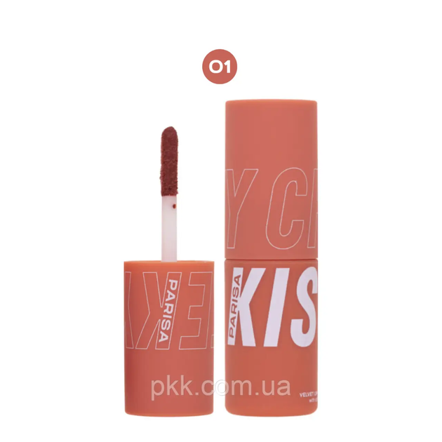Рум'яна-помада рідкі для обличчя та губ Parisa Cosmetics № 01 Шоколадний - Фото 1 Рум'яна-помада рідкі для обличчя та губ Parisa Cosmetics № 01 Шоколадний - изображение 1
