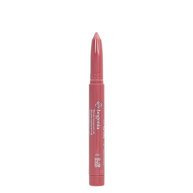 Помада-карандаш для губ водостойкая Bogenia Velvet Waterproof Matte, 005 Iced Coffee - изображение 4