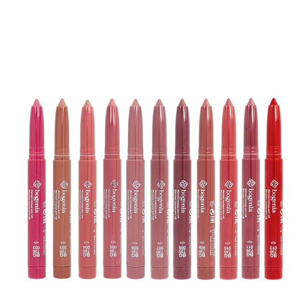 Помада-карандаш для губ водостойкая Bogenia Velvet Waterproof Matte, 005 Iced Coffee - изображение 8