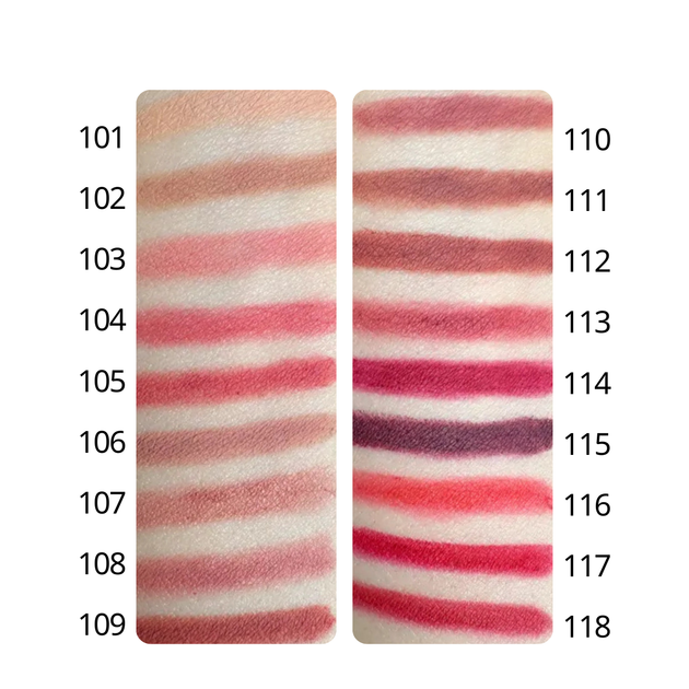 Карандаш для губ TopFace Waterproof Lipliner водостойкий PT613 № 108 Натуральный розовый - изображение 3