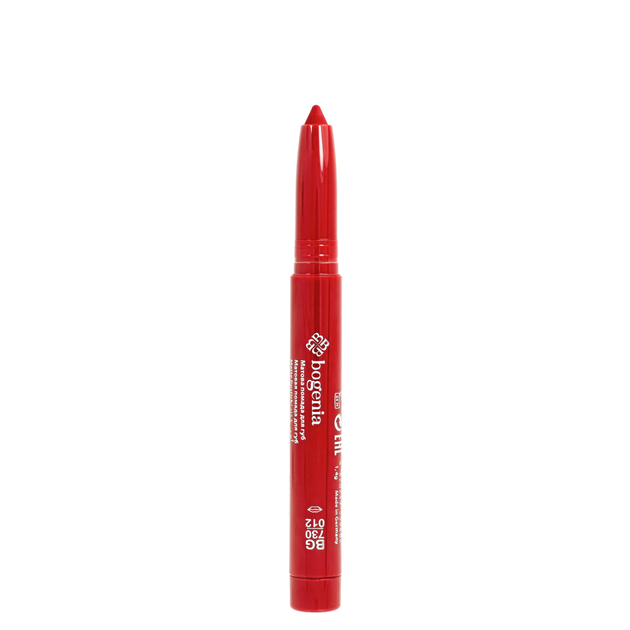Помада-карандаш для губ водостойкая Bogenia Velvet Waterproof Matte, 012 Frisky Red - изображение 4