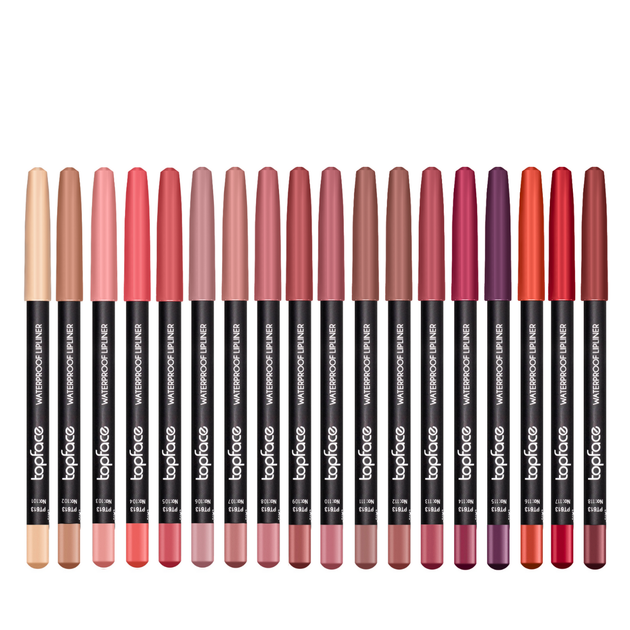 Карандаш для губ TopFace Waterproof Lipliner водостойкий PT613 № 108 Натуральный розовый - изображение 4