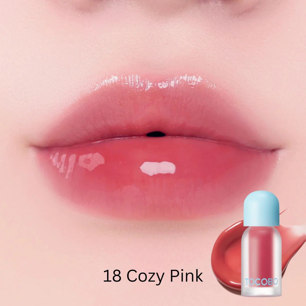 Олія-плампер Tocobo Juicy Berry Plumping Lip Oil Glam Max 18 рожевий Cozy Pink приглушений 4 г - зображення 2