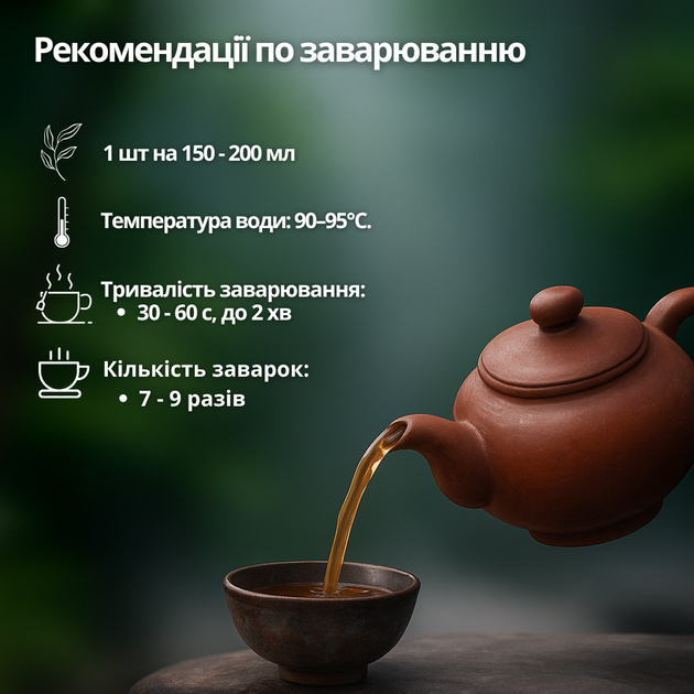 Порционный китайский чай Пуэр, чайное ассорти из 30 шт Small Tea Cake 185 г - изображение 3