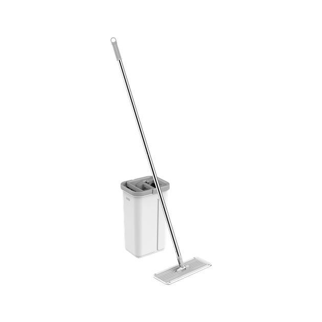Mop czyszczący z dwukomorowym wiadrem Teesa New Clean R13 5.7 l + 2 nakładki z mikrofibry TSA0045 (5901890067478) - obraz 5