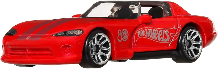 Тематичний набір з 8 машинок Hot Wheels 80 років драйву Mattel JGK09 (194735315796) - зображення 3