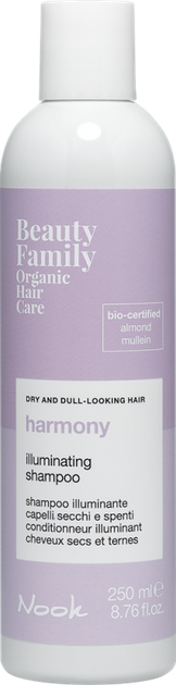 Шампунь NOOK BEAUTY FAMILY HARMONY для блеска сухих и тусклых волос 250 мл 12407 - Фото 1 Шампунь NOOK BEAUTY FAMILY HARMONY для блеска сухих и тусклых волос 250 мл 12407 - изображение 1