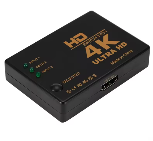 HDMI разветвитель двунаправленный/ свич сплиттер HDMI коммутатор 4K (3-х портовый переключатель) - изображение 3