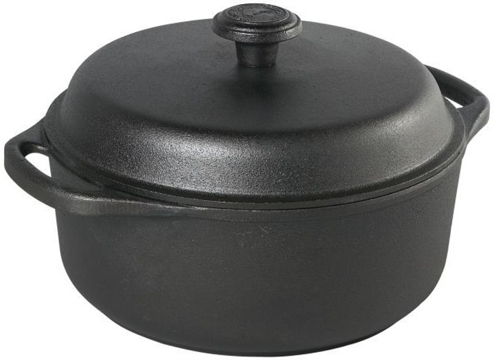 Каструля Skeppshult чавунна з кришкою Чорна 4 л (7317930400002) - зображення 1