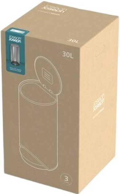 Kosz na śmieci Joseph Joseph Carbon Black Arc 30 l (5028420012651) - obraz 15