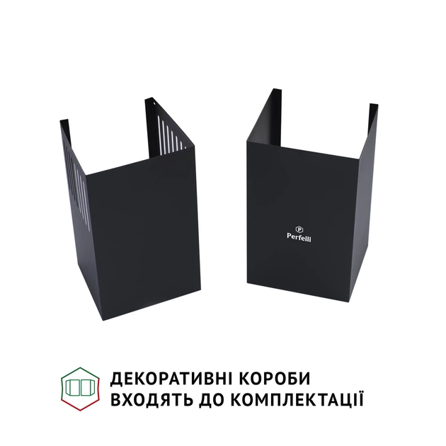 Витяжка декоративна похила PERFELLI DN 6142 BL LED - изображение 9