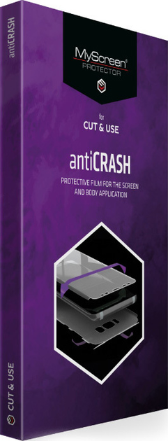 Folia ochronna MyScreen CUT&USE foil ANTI CRASH DRY 4.0 do smartfonu 6.5" 10 szt. (M CU FOL 6.5 AC DRY 4.0) - obraz 1