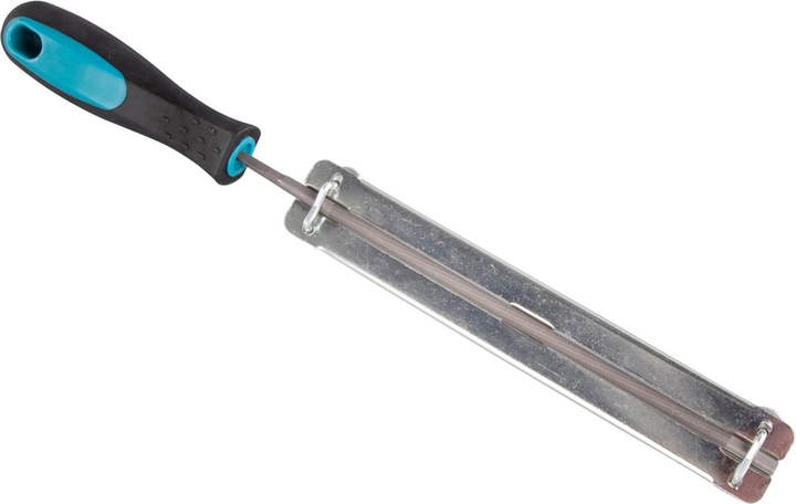 Набір круглого напилка з напрямною Makita D-70982 для заточування ланцюгів (88381559102) - зображення 3