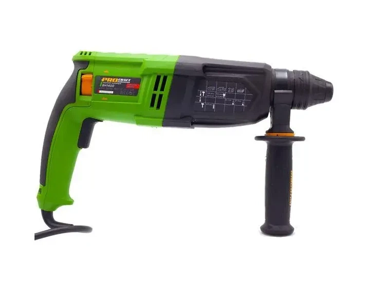 Перфоратор прямой PROCRAFT Industrial BH1400, 790Вт ударная сила 3 Дж, для бетонных и кирпичных поверхностей - изображение 2