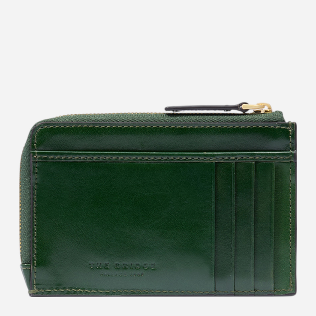 Etui na karty damskie skórzane The Bridge Stodo 01710101 X0 Zielone (800070346988) - obraz 2
