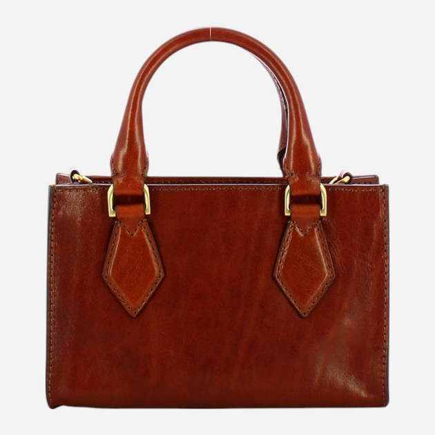 Torebka crossbody damska ze skóry naturalnej mała The Bridge Ida 04100501 14 Brązowa (800070346551) - obraz 3