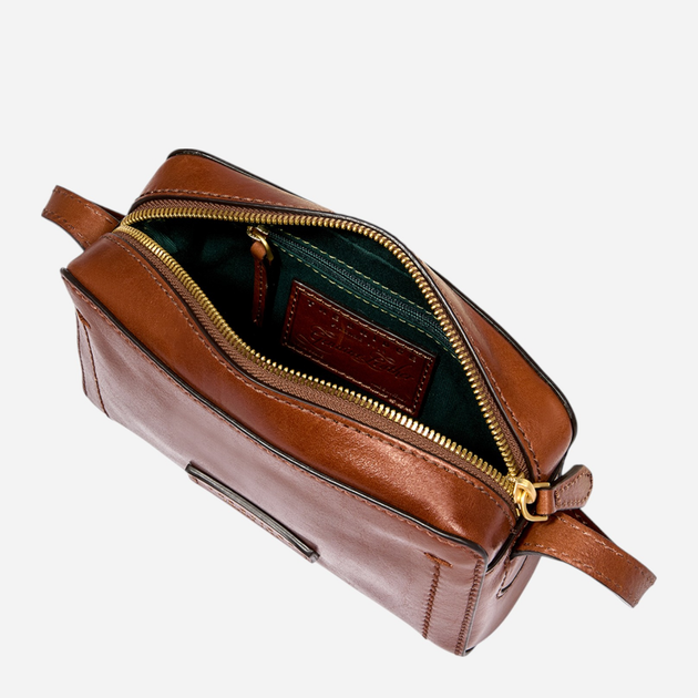 Torebka crossbody damska ze skóry naturalnej mała The Bridge Fiona 04200401 14 Brązowa (800070346989) - obraz 4