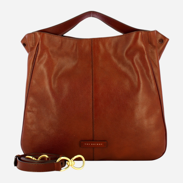 Torebka crossbody damska ze skóry naturalnej The Bridge Elisabetta 042734BX 14 Brązowa (800070317829) - obraz 3